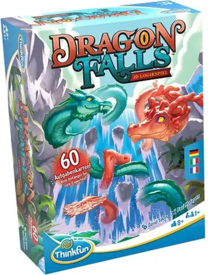 Obrázek produktu pro ThinkFun 76496 Dragon Falls - 3D logická hra, pro děti i dospělé, desková hra pro 1 hráče, od 8 let