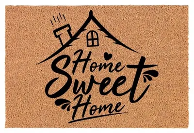 Produktbild von TabPrint Kokos Fußmatte HOME SWEET HOME 40x60 cm