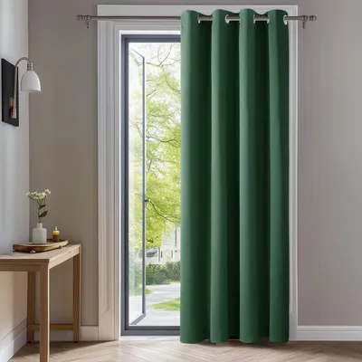 Produktbild von Verdunkelungsvorhang mit Ösen, 260x140 cm, waldgrün