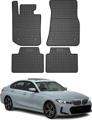 Immagine prodotto di 2019-2025 BMW Serie 3 Berlina Touring G20 G21 Tappetini in Gomma Nero 4 pz