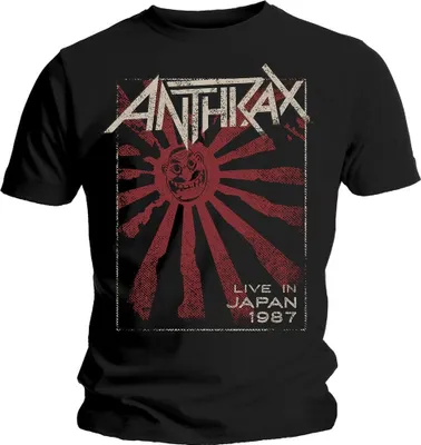Produktbild von Anthrax Live in Japan Black S T-Shirt