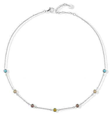 Immagine prodotto di Collana in acciaio multicolore LJ2863