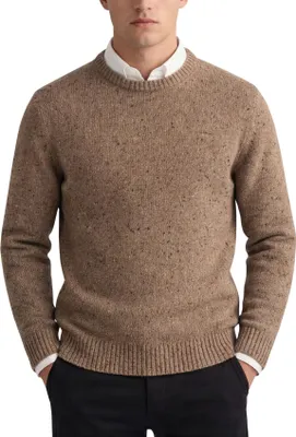 Produktbild von Gant Pullover braun gestrickt Rundhalsausschnitt