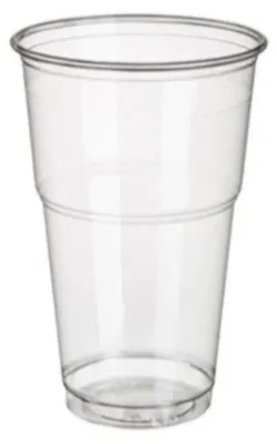 Zdjęcie produktu dla Kubek PLA do zimnych napojów 500ml z uskokiem, 50szt