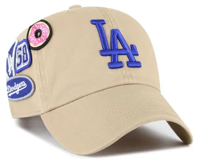Produktbild von 47 Brand Strapback Cap - BADGES Los Angeles Dodgers khaki