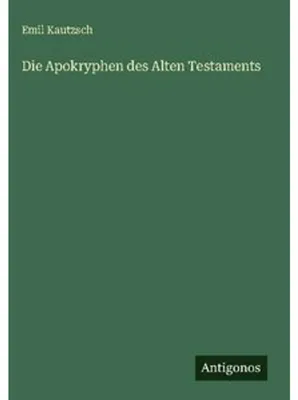 Obrázek produktu pro Die Apokryphen des Alten Testaments