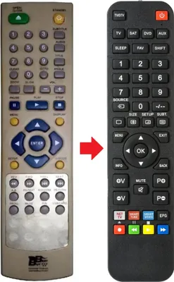 Produktbild von Fernbedienung geeignet für BEST BUY EASYHOMEDVDZ8