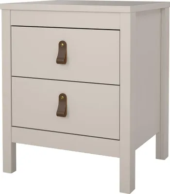 Produktbild von Madrid Nachttisch 2 Schubladen Cashmere.