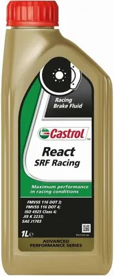 Zdjęcie produktu dla Castrol React SRF Racing, DOT 4, 1000 ml, Żółty, 320 °C, 1,066 kg/l