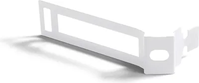 Image de Creative-Cables Clip de serrage pour câble – (Blanc, L 104 mm, H 20 mm, pour câble de Ø 30 mm) – En acier – Fixation murale
