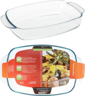 Produktbild von Hervorragende Haushaltswaren-Ofenform, 2,3 l, Glasbräter, hitzebeständig
