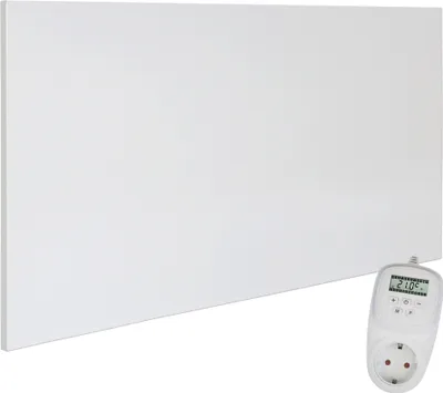 Immagine prodotto di Viesta H700 Riscaldamento a Infrarossi - Bianco, 700 Watt, senza Cornice + Termostato TH12