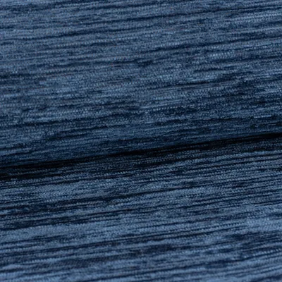 Produktbild von Wärmevorhangstoff Meterware Thermochenille Verdunkelung Akustik blau