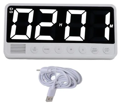 Produktbild von Digitaler Küchentimer, LED-Großbildschirm, magnetischer Countdown, Countup für Studium, Arbeit, Training