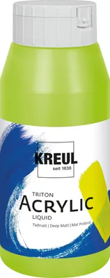Obrázek produktu pro KREUL Akrylová barva SOLO Goya TRITON neonově zelená 750 ml