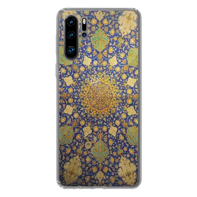 Produktbild von MuchoWow® Handyhülle Schutzhülle Hülle für Huawei P30 Pro Kreis - Decke - Blau Silikon Softcase Handy Hülle - Schutzdeckel