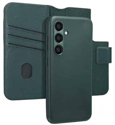 Imagen del producto de Funda Tipo Libro de Cuero 2 en 1 con MagSafe para Samsung Galaxy S24 - Cedar Green