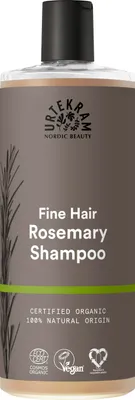 Produktbild von Urtekram Rosemary Shampoo, 500 ml, Shampoo, Nicht-professionell, Frauen, Feuchtigkeitsspendend, Aloe Vera, Rosmarin