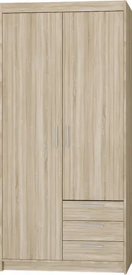 Produktbild von Kleiderschrank ELENI 2D3S sonoma