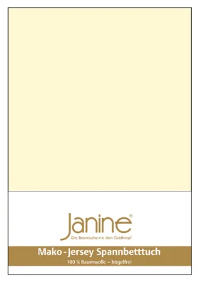 Produktbild von Janine JERSEY Spannbetttuch 5007 Farbe champanger Größe 200x200cm