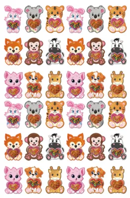 Produktbild von Valentinstag-Süßigkeitenkarten für Kinder, Cartoon-Grußkarte mit Plastikkuppel, DIY-Leckerli-Halter für Klassenzimmergeschenke, Tauschpartys