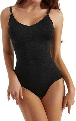 Obrázek produktu pro Kompresní body pro formování postavy, tvarovací oblečení pro ženy, body s regulací bříška, M