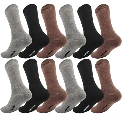 Produktbild von Herren Thermo Winter Socken Vollfrottee Warm Baumwolle; 12er, Mix2/43-46