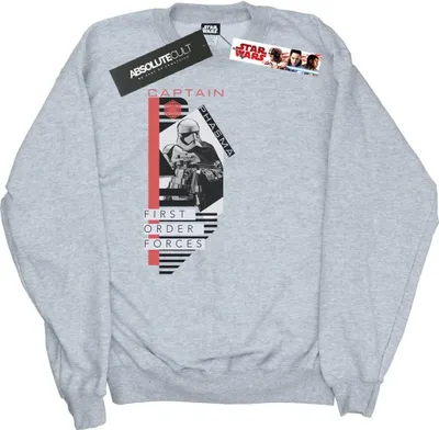 Produktbild von Star Wars - "The Last Jedi" Sweatshirt für Herren BI46200 (XL) (Grau)