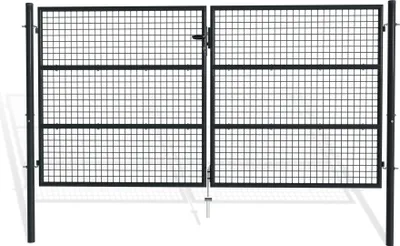 Produktbild von Doppelflügeliges Zauntor 3m OLGA H.150cm grau