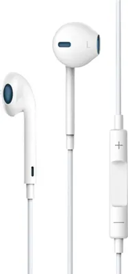 Produktbild von Kabelgebundene Kopfhörer mit 3,5mm Miniklinke In-Ear Kopfhörer in Weiß 1,20m