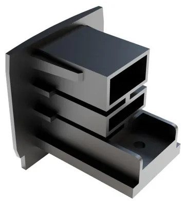 Immagine prodotto di Connettore Per Binario Plastica 3,1Cm Nero