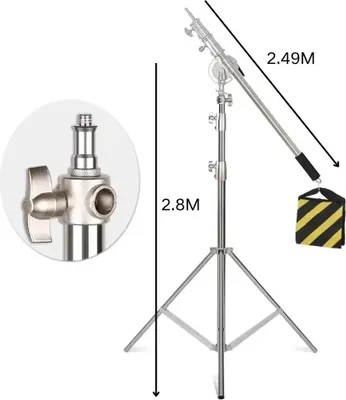 Obrázek produktu pro Teleskopický výložník, lehký hliník, kompaktní a přenosný, sada A