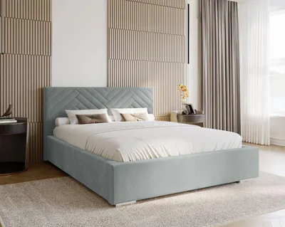 Produktbild von Doppelbett 140x200 GALOX - Platin