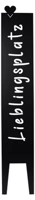 Produktbild von UNUS Gartenstecker Metallschild Lieblingsplatz aus Metall Schwarz 115cm