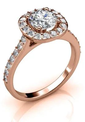 Productafbeelding van Ring met 31 Kristallen en Messing 18k Verguld