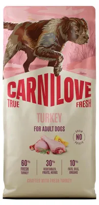 Produktbild von CARNILOVE True Fresh Turkey - trockenfutter für Hunde - 12kg