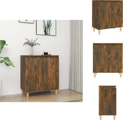 Produktbild von vidaXL Sideboard Räuchereiche 60x35x70 cm Holzwerkstoff -  Sideboards