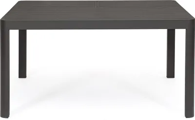 Produktbild von Ausziehbarer Aluminiumtisch für den Außenbereich 149x97-149 Bizzotto Kiplin - Schwarz