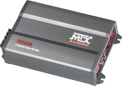 Produktbild von Verstärker - MTX AUDIO - 4-Kanal Klasse AB 4x50Wrms - 4? oder 4x75Wrms - 2? mit variabler aktiver Frequenzweiche
