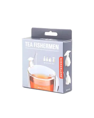 Produktbild von Kikkerland Teehalter Fischerset - 4tlg.