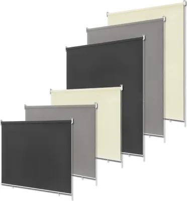 Image de TRMLBE Store vertical Store extérieur Store balcon Store occultant sans perçage avec protection UV et fonction thermo-réfléchissante - 140 * 240 cm Beige