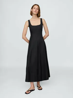 Obrázok produktu pre Ľanové maxi šaty GAP 770475-01__XS
