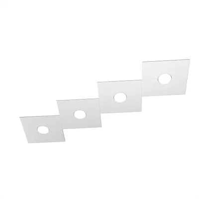 Immagine prodotto di Applique Moderna Eccentric Metallo Grigio 4 Luci Gx53