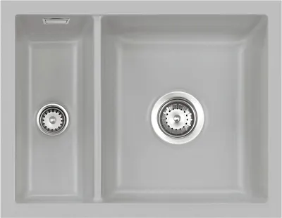 Produktbild von Flächenbündige Spüle MERA 60 F/o in TITAN mit Handbetätigung