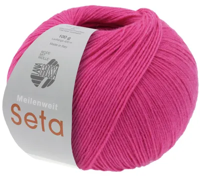 Produktbild von Lana Grossa - Meilenweit 100g Seta 0037 pink