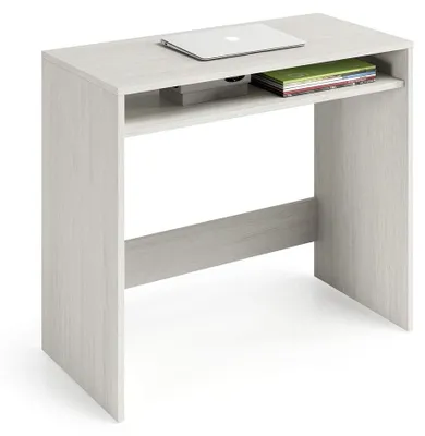 Image de Bureau pour enfant bureau d'ordinateur - Avec rangement - Blanc - 79 x 79 x 43 cm