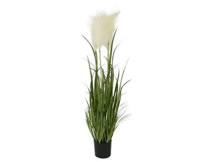 Produktbild von Kaemingk Pampasgras Grün & Weiß Ø 40 cm - Kunstpflanzen