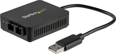 Obrázek produktu pro StarTech.com US100A20FXSC, Kabel, USB, Vlákno, 1000 Mbit/s, Černá