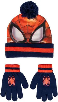 Zdjęcie produktu dla Czerwona czapka i rękawice Spider-Mana