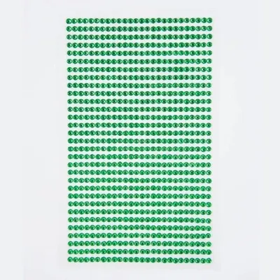 Produktbild von Selbstklebende Kristalle, hellgrün, 3 mm, 806 Stück – Dalprint